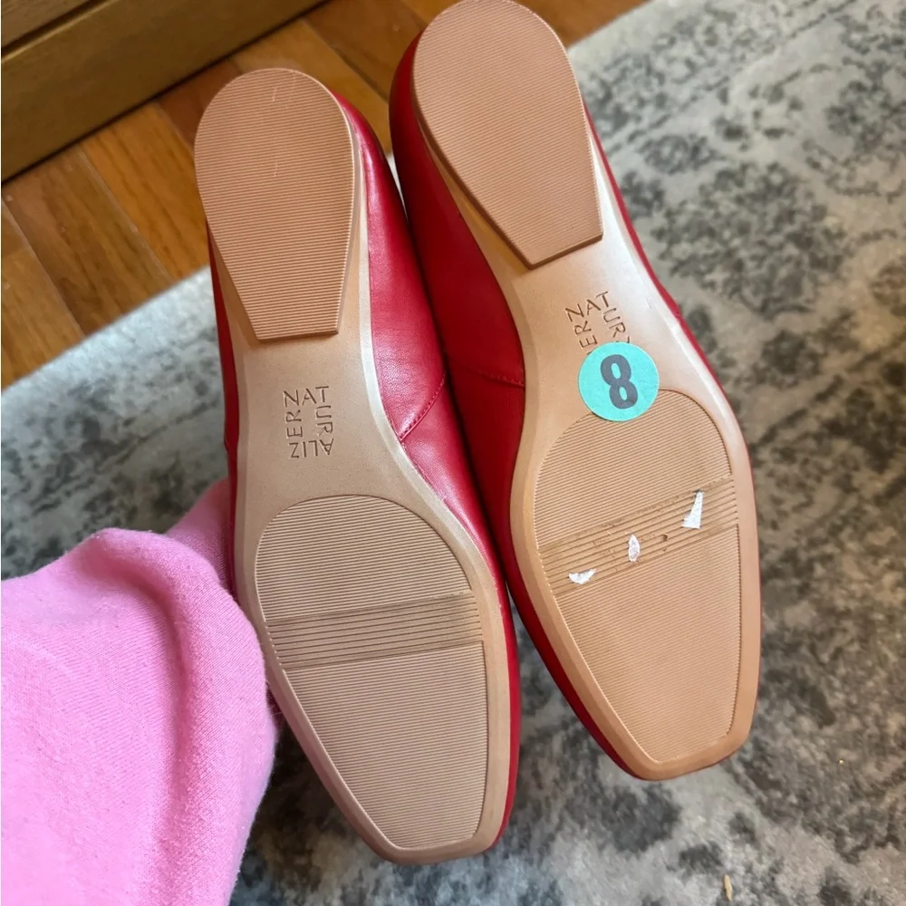 NWOB Naturalizer Red Square-Toe Women's Shoes sz 8 - Picture 3 of 5
